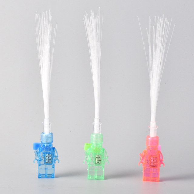 40 sztuk Fiber Robot LED - świetlne zabawki, stworzą atmosferę na karnawał, wesele - prezenty dekoracyjne - Wianko - 13