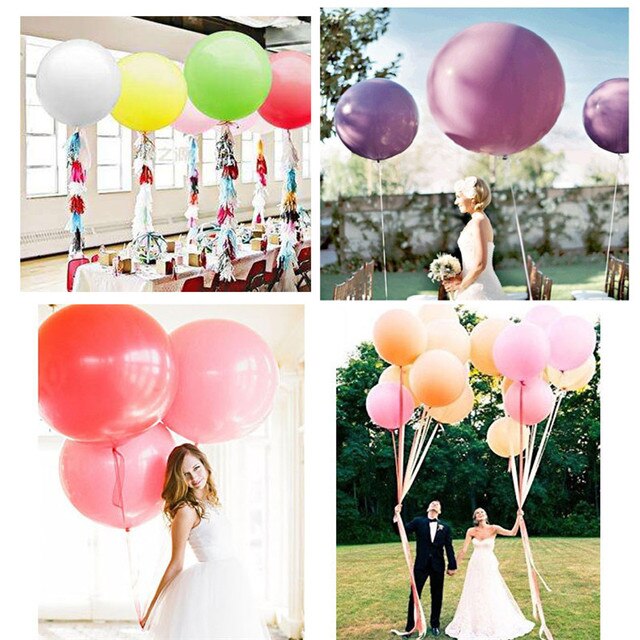 Duży balon ślubny 18 cali, dekoracja zaręczynowa, walentynkowe dekoracje 5 sztuk, zabawka dla dzieci, 100% lateks, balony - Wianko - 2