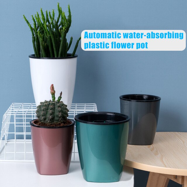 Doniczka automatyczna absorpcja wody dla roślin hydroponicznych – idealna sadzarka do domowego ogrodu - Wianko - 2