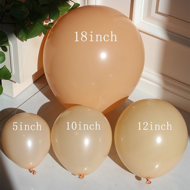 Balon Retro z białym skórzanym wykończeniem o rozmiarach 5, 10 i 18 cali w kolorze różowym - dekoracja na ślub, urodziny, Baby Shower i Dzień Dziecka - Wianko - 3
