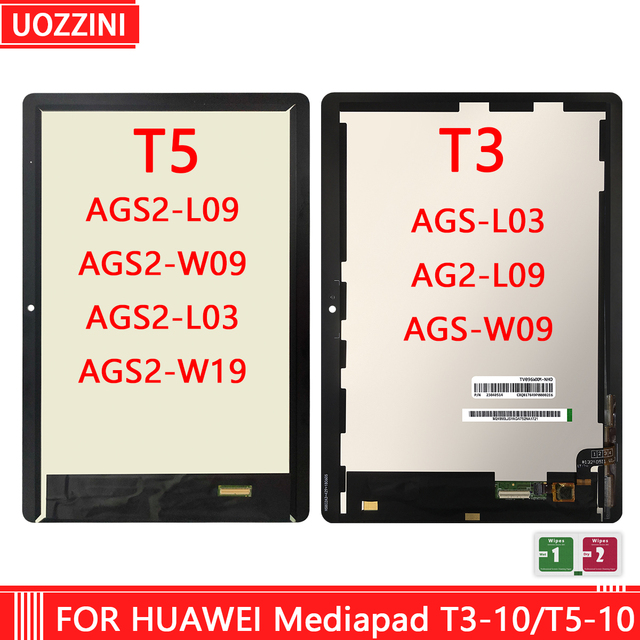 Nowy wyświetlacz LCD z dotykowym ekranem dla Huawei MediaPad T3 T5 10 - AGS-L03 AGS-L09 AGS-W09 AGS2-L09 AGS2-W09 AGS2-L03 - Wianko - 2
