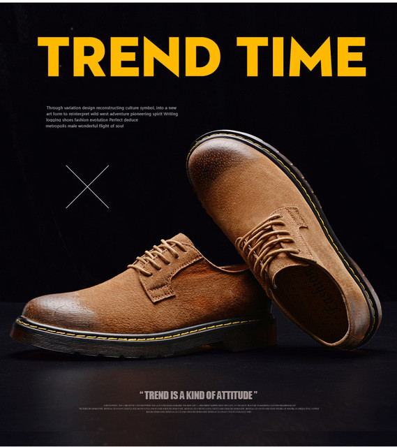 Męskie buty zamszowe w stylu vintage - brytyjskie mokasyny oxford z sznurowadłami - Wianko - 5