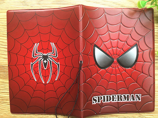Etui na dowód osobisty Spiderman 3D Disney z zestawem paszportu, saszetką na karty, monetką i przenośną torbą na pieluchy - Wianko - 5