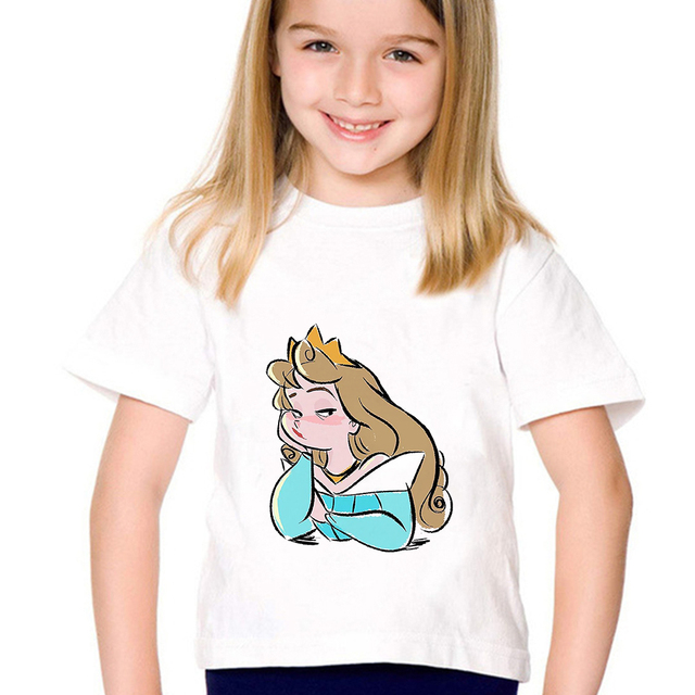 Koszulka dziecięca Disney Księżniczka Roszpunka z nadrukiem - Wianko - 5