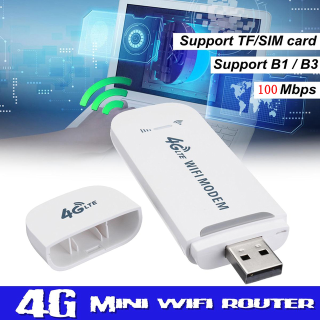 Tianjie Router samochodowy 3G 4G GSM UMTS LTE USB WiFi z gniazdem na kartę SIM - Wianko - 4