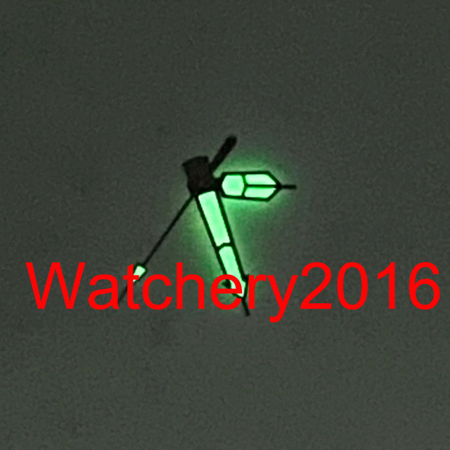 Zielony automatyczny zegarek Luminou, stalowy, ręcznie dostosowany do ruchu NH35A NH36A 7S26 - Wianko - 5