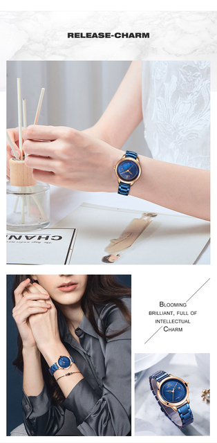 NAVIFORCE Lady Top marka - zegarek damski wodoodporny, kwarcowy zegarek z prostym designem - Wianko - 14