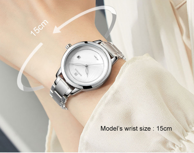 NAVIFORCE Lady Top marka - zegarek damski wodoodporny, kwarcowy zegarek z prostym designem - Wianko - 5