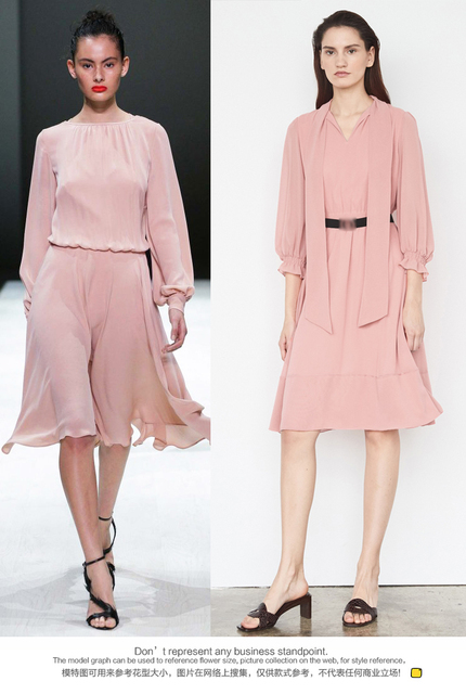 Różowa tkanina Pearlsilk Twill 100% bawełna 148cm szerokość - idealna do letnich sukienek i koszul DIY - Wianko - 8