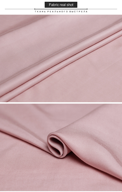 Różowa tkanina Pearlsilk Twill 100% bawełna 148cm szerokość - idealna do letnich sukienek i koszul DIY - Wianko - 4