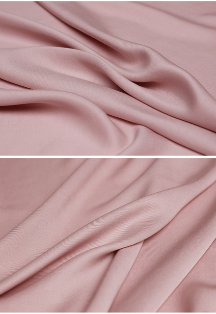 Różowa tkanina Pearlsilk Twill 100% bawełna 148cm szerokość - idealna do letnich sukienek i koszul DIY - Wianko - 5