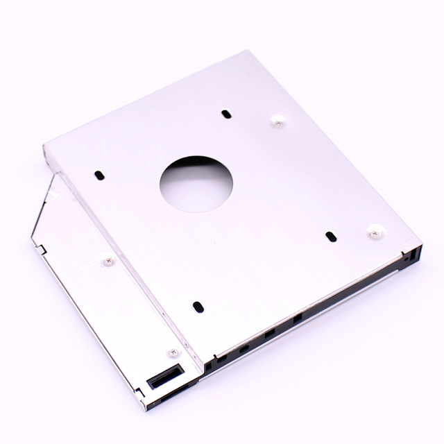 Aluminiowa obudowa adaptera DVD 2.5 SSD HDD Caddy na laptopa 12.7mm SATA 3.0 Optibay - Wianko - 9