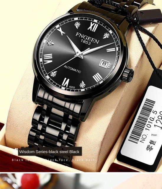 Topowy markowy zegarek męski - automatyczny, świecący, wodoodporny, mechaniczny, stalowy - Relogio Masculino - Wianko - 15