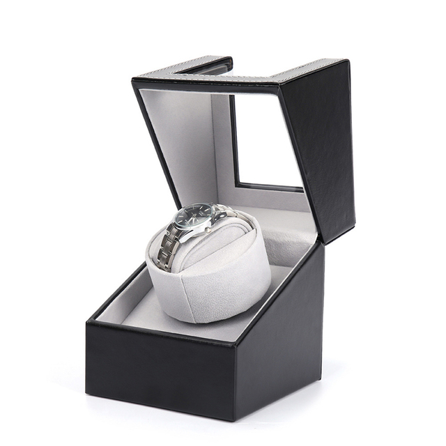 Elektryczne pudełko do zegarków z wysokiej jakości silnikiem - uchwyt automatyczny do nawijania mechanicznych zegarków - Wianko - 5