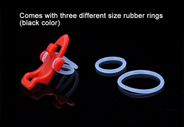 Zestaw plastikowych zaczepów z gumowym pierścieniem - narzędzia wędkarskie - Wianko - 6