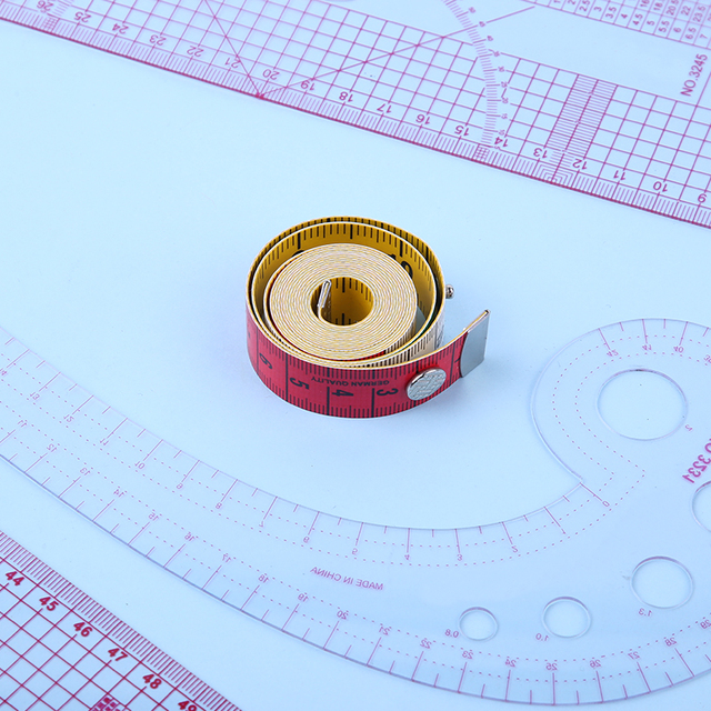 Narzędzia pomiarowe LMDZ - francuska krzywa linijka do patchworku i krojenia odzieży - wzór metric yardstick - Wianko - 4