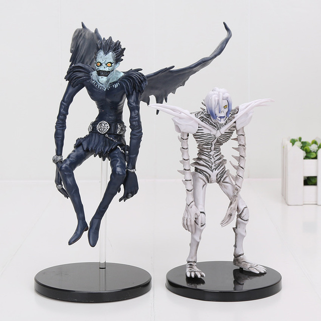 Figurka akcji z anime Death Note - Ryuuku i Rem, model lalki PVC 18cm-15cm - Wianko - 1