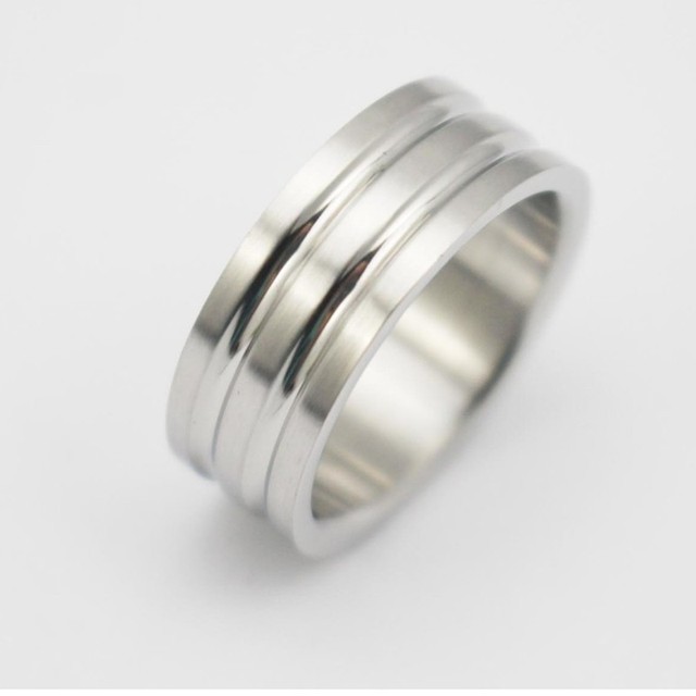 Pierścień ze stali nierdzewnej w kształcie męskiego srebrnego wielokąta o rozmiarach 7, 8, 9 - Wianko - 13