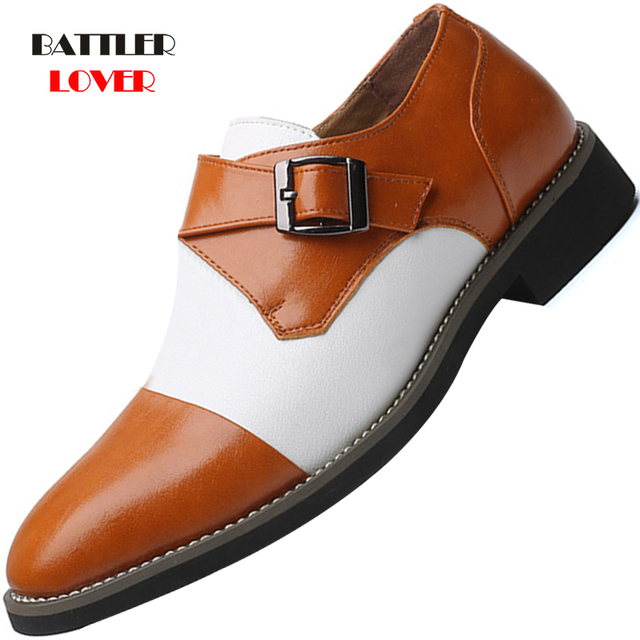 Męskie buty wizytowe z miękkiej brytyjskiej skóry z wycinanymi wzorami, na sznurowadła, z retro stylu, noszone w 2021 roku z noskami w formie Bullock - Wianko - 156
