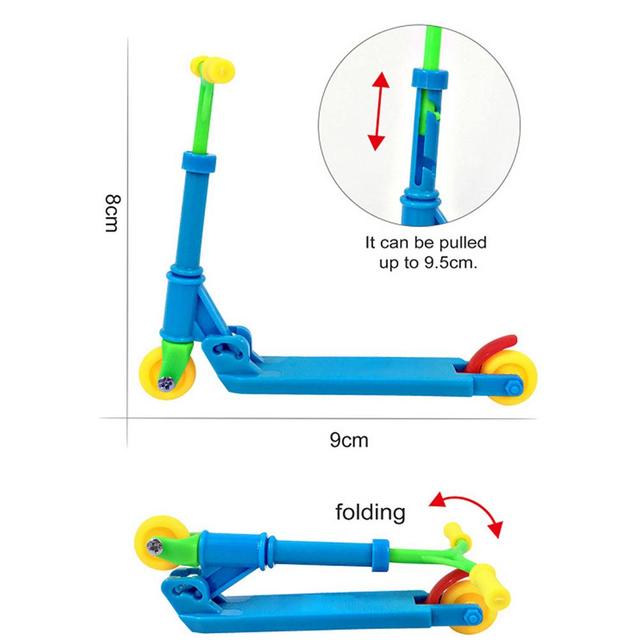Mini hulajnoga dwukołowa skuter zabawkowy edukacyjny dla dzieci z podstawą pod palce - nowy i elegancki - Wianko - 2