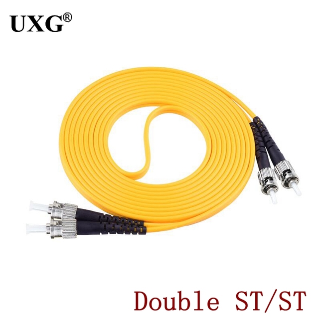 Podwójny kabel krosowy światłowodowy 1m SC LC ST FC UPC do LC UPC Simplex 2.0mm 3.0mm PVC, jednomodowy - Wianko - 5