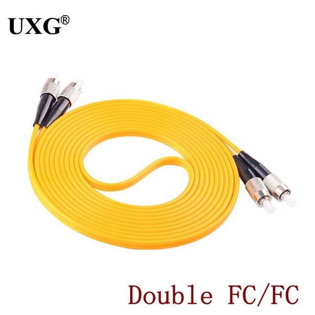 Podwójny kabel krosowy światłowodowy 1m SC LC ST FC UPC do LC UPC Simplex 2.0mm 3.0mm PVC, jednomodowy - Wianko - 4
