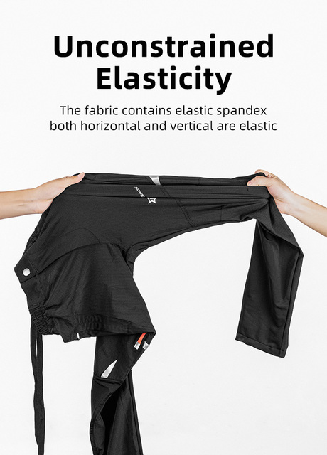 Spodnie rowerowe ROCKBROS dla mężczyzn i kobiet - oddychające, elastyczne, odblaskowe - wiosna/lato - MTB Mountain - Wianko - 19