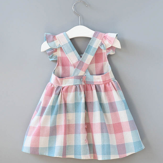 2022 Dziecięce letnie sukienki haftowane długie kamizelki z marszczeniami dla dziewczynek - bawełniana, odzież dla dzieci - Wianko - 28