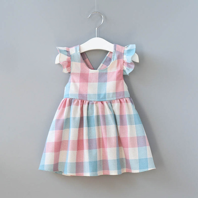 2022 Dziecięce letnie sukienki haftowane długie kamizelki z marszczeniami dla dziewczynek - bawełniana, odzież dla dzieci - Wianko - 27