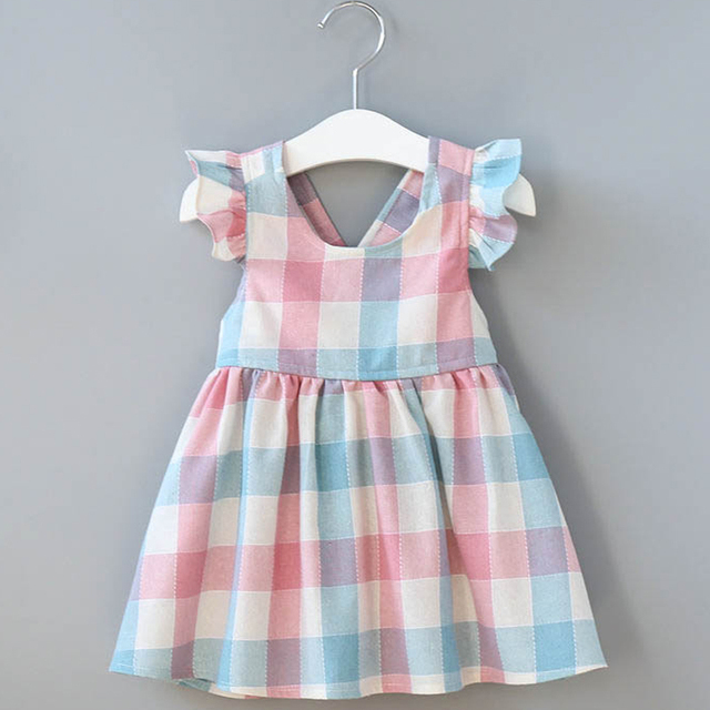 2022 Dziecięce letnie sukienki haftowane długie kamizelki z marszczeniami dla dziewczynek - bawełniana, odzież dla dzieci - Wianko - 26