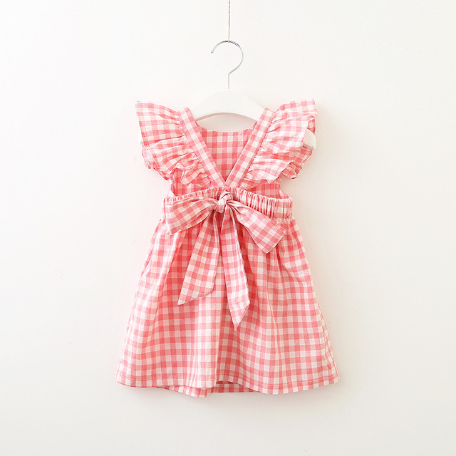 2022 Dziecięce letnie sukienki haftowane długie kamizelki z marszczeniami dla dziewczynek - bawełniana, odzież dla dzieci - Wianko - 58