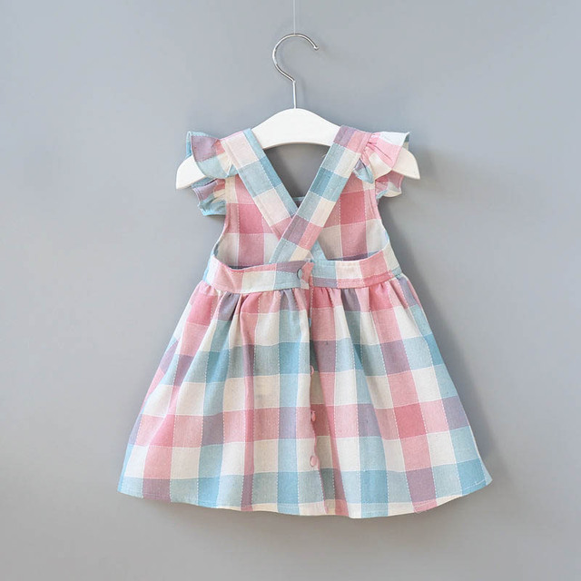 2022 Dziecięce letnie sukienki haftowane długie kamizelki z marszczeniami dla dziewczynek - bawełniana, odzież dla dzieci - Wianko - 29