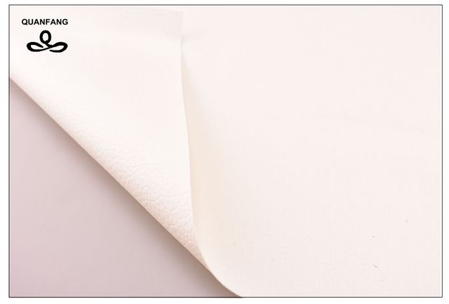 Imitacja skóry tkanina na sofę 20x6cm - jednokolorowa, faux tłoczona, DIY patchwork - cena dotyczy 1 sztuki - Wianko - 50