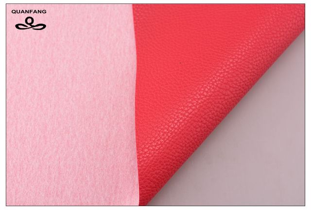 Imitacja skóry tkanina na sofę 20x6cm - jednokolorowa, faux tłoczona, DIY patchwork - cena dotyczy 1 sztuki - Wianko - 42