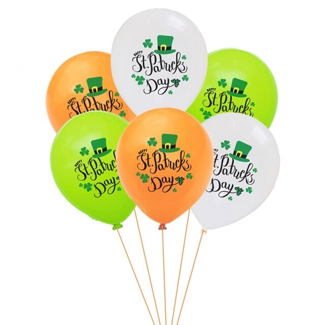 Zestaw dekoracji świątecznych Saint Patrick's – Banner Flag, balony, koniczyna, irlandzki Oktoberfest (H051) - Wianko - 6