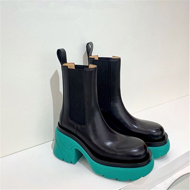 Wygodne damskie buty zimowe z 2022 kolekcji, sięgające powyżej kolan, na grubej podeszwie - Wianko - 6