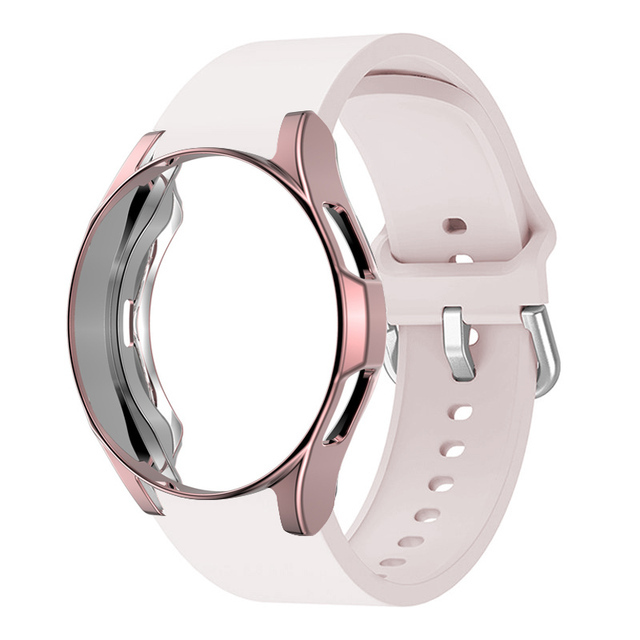 20mm pasek zegarka + etui do Samsung Galaxy Watch 4 klasyczne - 46mm 42mm - sportowa bransoletka - Watch4 44mm 40mm - Wianko - 2