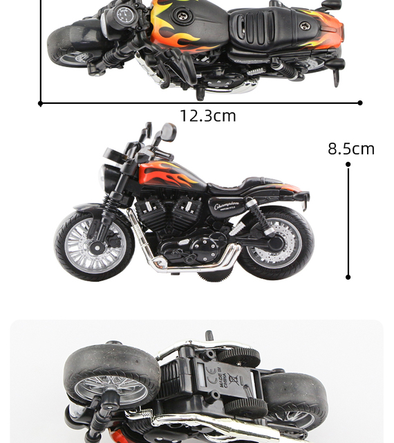 Model Ducati w skali 1:18 - uroczy symulacyjny motocykl zabawkowy dla dzieci, doskonały prezent urodzinowy - Wianko - 8