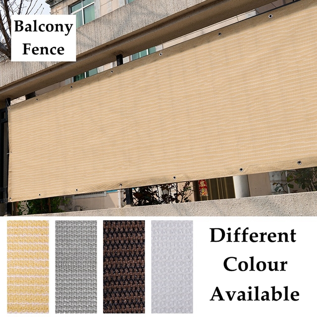 Balkonowe ogrodzenie HDPE Białe - ochrona prywatności, przeciwsłoneczna, przeciwwietrzna - Wianko - 6