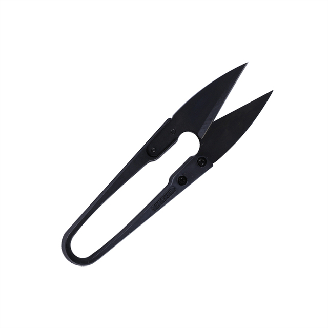Nożyczki krawieckie U-kształt czarne do przycinania i zdobienia, narzędzia ręczne do szycia - Wianko - 5