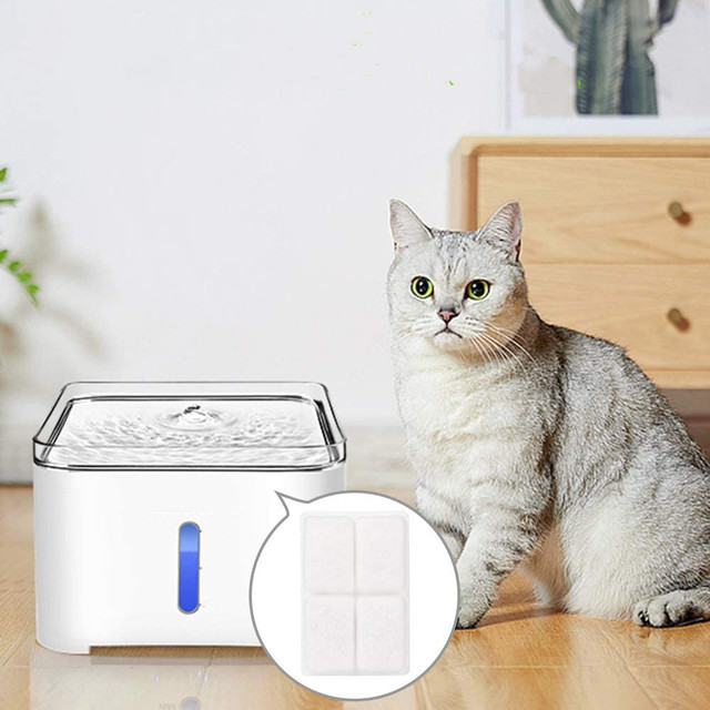 6 pack filtry do fontanny dla kota z kokosowym węglem aktywnym (dla 2L poidełka dla kota) - Wianko - 8