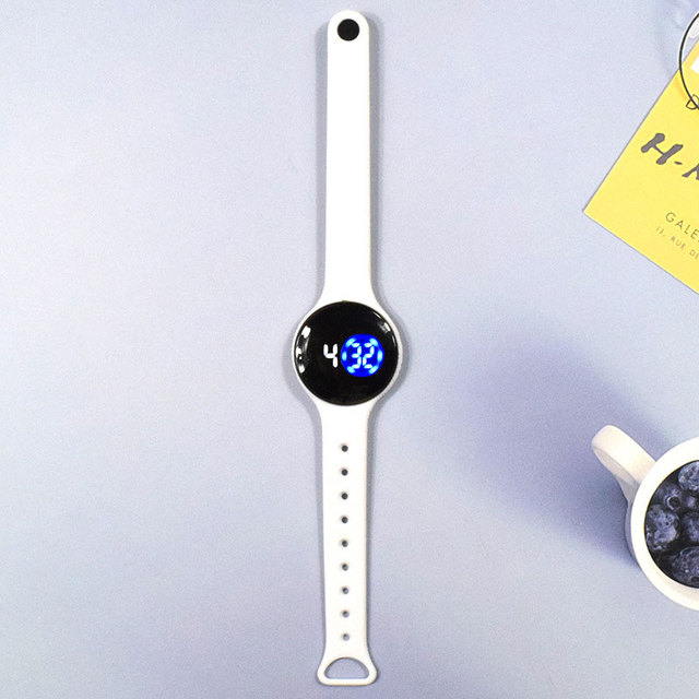 Zegarek dziecięcy wodoodporny z plastikową bransoletką, dotykowy ekran LED - Wianko - 10