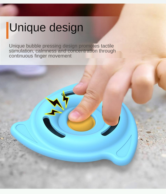 Obrotowa piłka dekompresyjna Trackball - piłka antystresowa typu Fidget, zabawka dla dorosłych, nowość - Spin Bubble i Push Bubble, zabawka antystresowa Dimple Toy - Wianko - 9