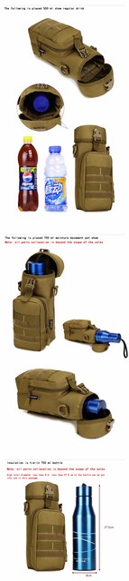 Wielofunkcyjny wojskowy plecak Kettle z kategorii torby z długim paskiem - wysokiej jakości Nylon, wodoodporny, zapinany po bokach, kamuflaż Crossbody dla kobiet - 2021 - Wianko - 7
