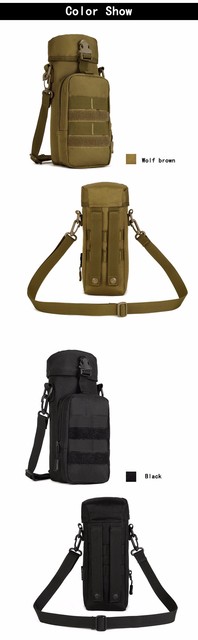 Wielofunkcyjny wojskowy plecak Kettle z kategorii torby z długim paskiem - wysokiej jakości Nylon, wodoodporny, zapinany po bokach, kamuflaż Crossbody dla kobiet - 2021 - Wianko - 9