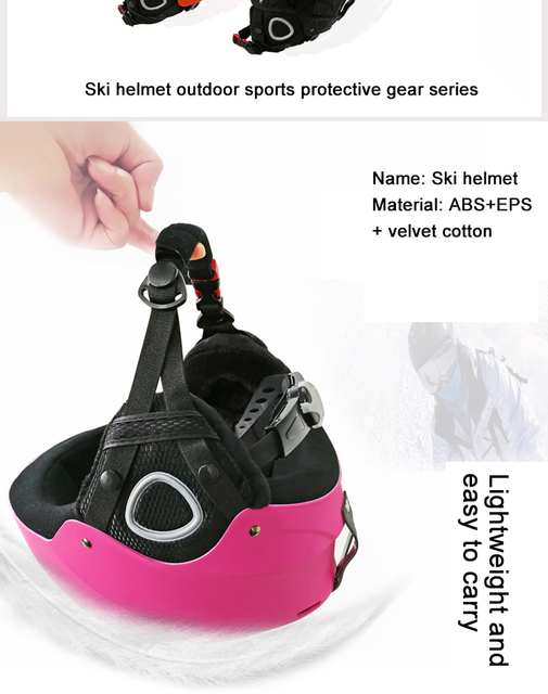 Kask narciarski formowany integralnie dla dorosłych i dzieci - ochrona przed śniegiem i bezpieczeństwo przy deskorolce, na nartach i snowboardzie - Wianko - 2