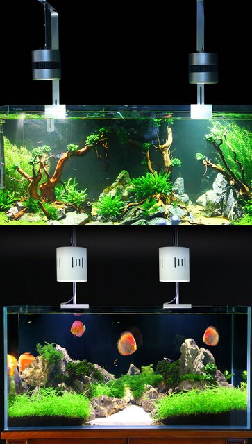 Oświetlenie akwariowe LED o pełnym spektrum - regulowane światło w kształcie rurki do akwariów akwariowych SUNSUN ADT Series - Wianko - 27