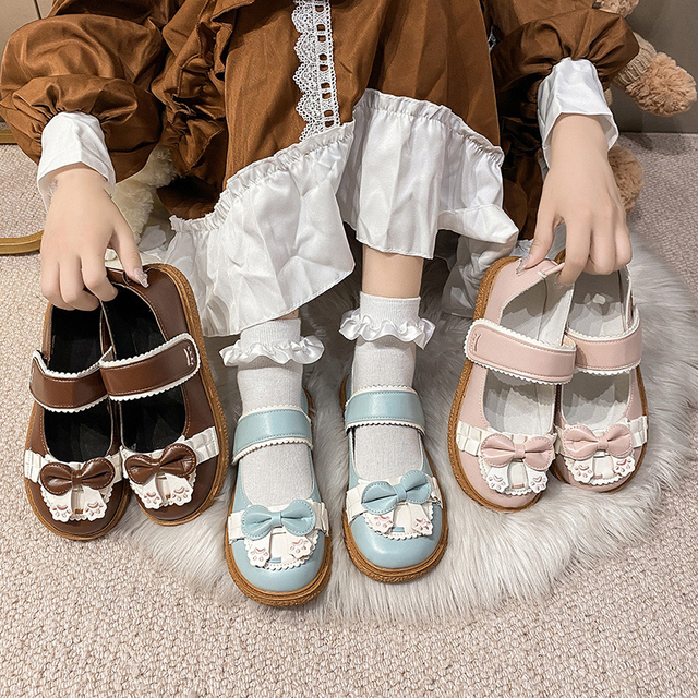 Damskie buty typu flats - Rimocy 2022 wiosna, komfortowe Mary Jane z pięknym Bowtie, miękka podeszwa, platforma - Wianko - 11