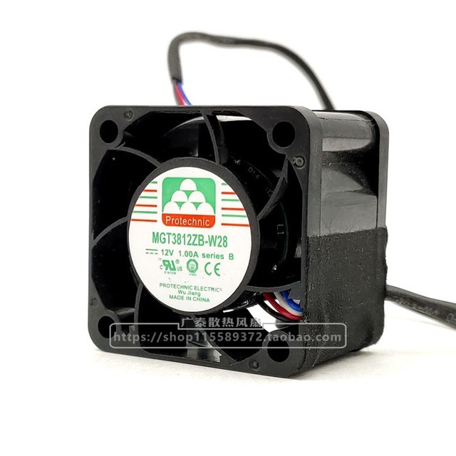 Wentylator chłodzenia Yong Li MGT3812ZB-W28 3828 DC12V 1.00A 4-Wire 3.8CM - Wianko - 5