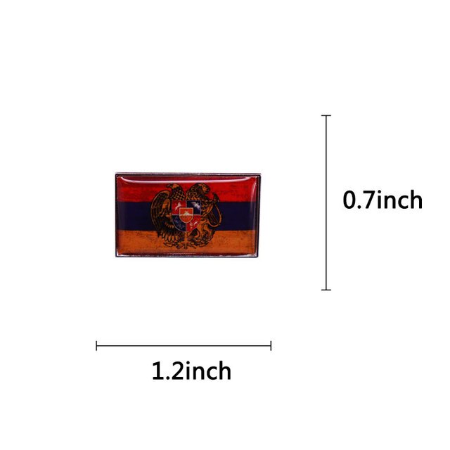 Narodowy Symbol - Flaga Armenii: Przypinka Odznaka - Symbol Odwagi i Nadziei - Wianko - 14